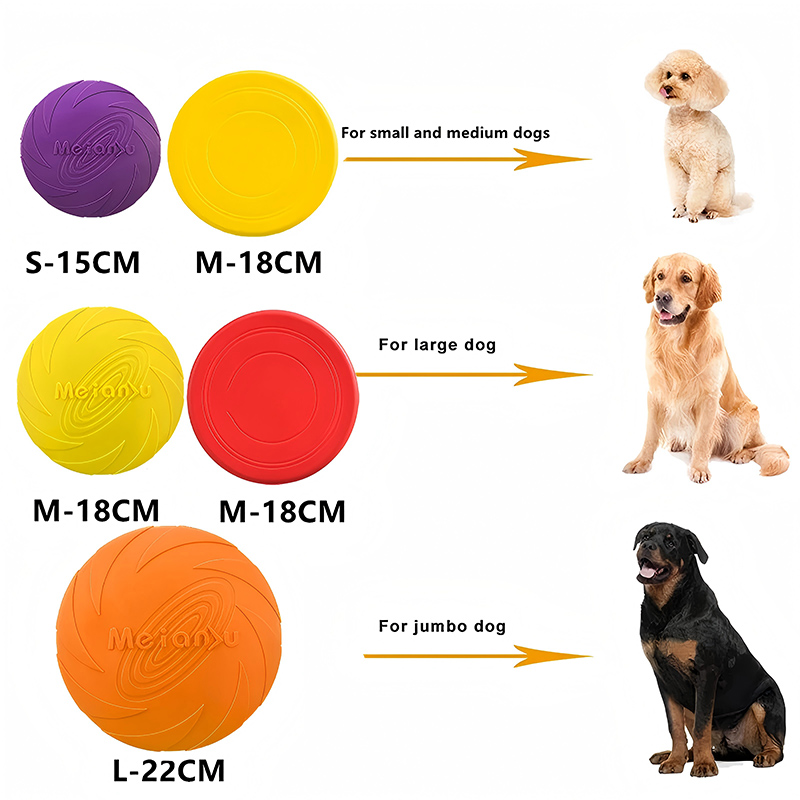 Silicone Flying Disc Toys Mult - Flying Disc Dog Training Toy ulasan dan harga