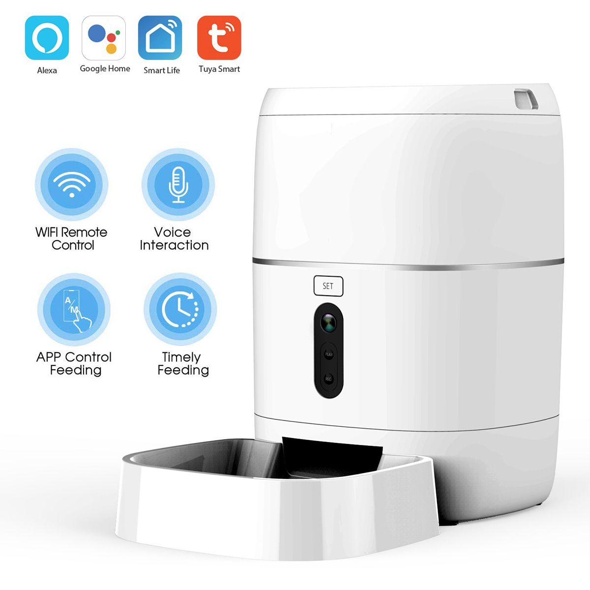 RSH 1080P Camera Tuya Smart Wi - Pet Feeders ulasan dan harga
