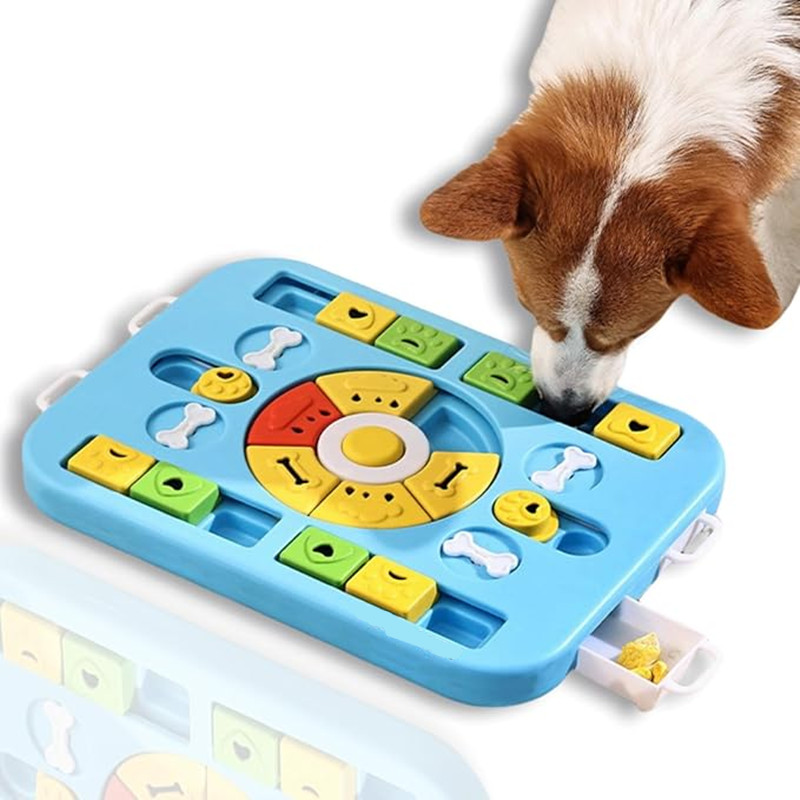 Interactive Dog Puzzle Toy for - Interactive Squeaky Plush Dog Toy ulasan dan harga