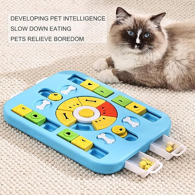 Interactive Dog Puzzle Toy for - Interactive Squeaky Plush Dog Toy ulasan dan harga