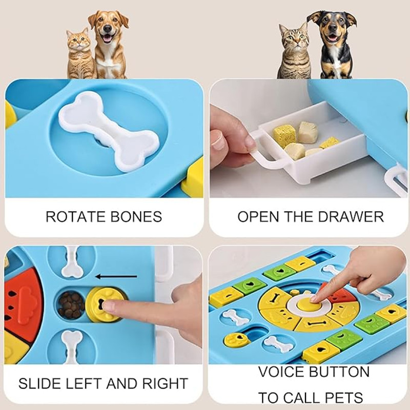 Interactive Dog Puzzle Toy for - Interactive Squeaky Plush Dog Toy ulasan dan harga