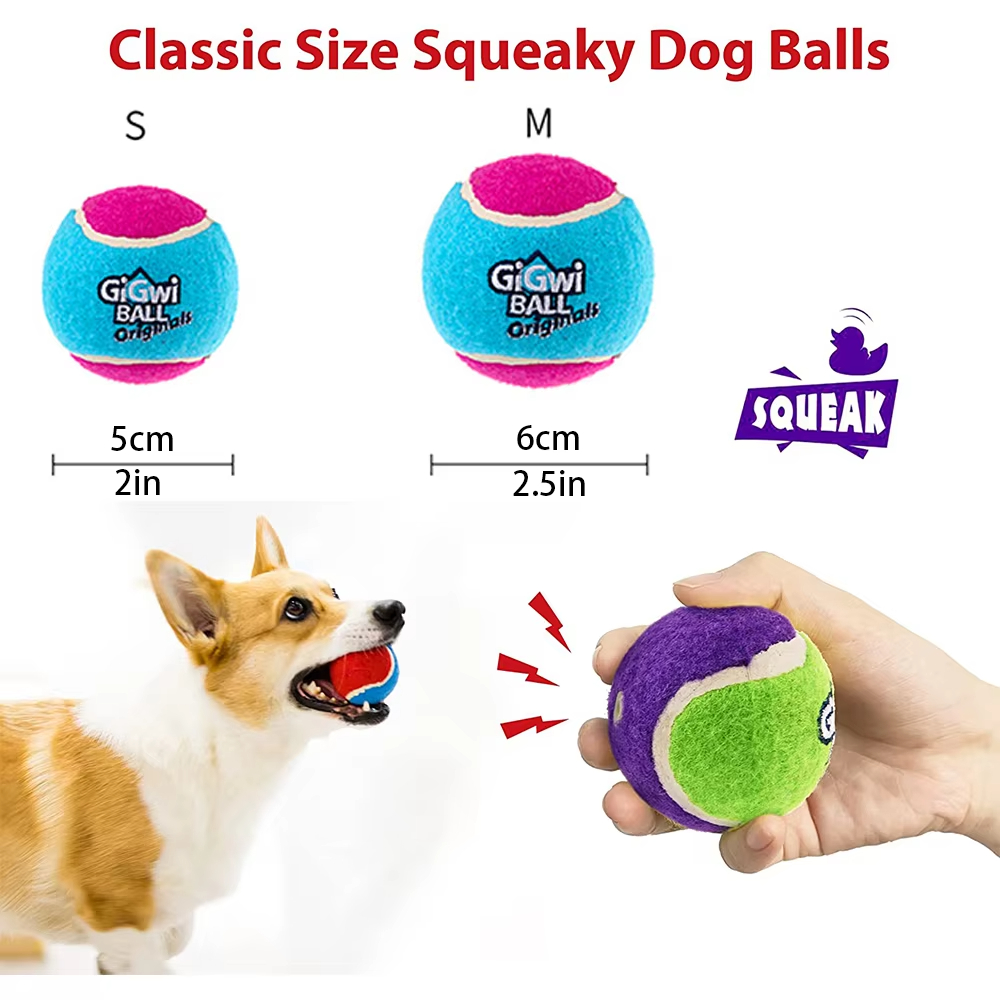 OUZEY 4Pcs/Set Pets Dog Squeak - Indestructible Dog Chew Toy ulasan dan harga