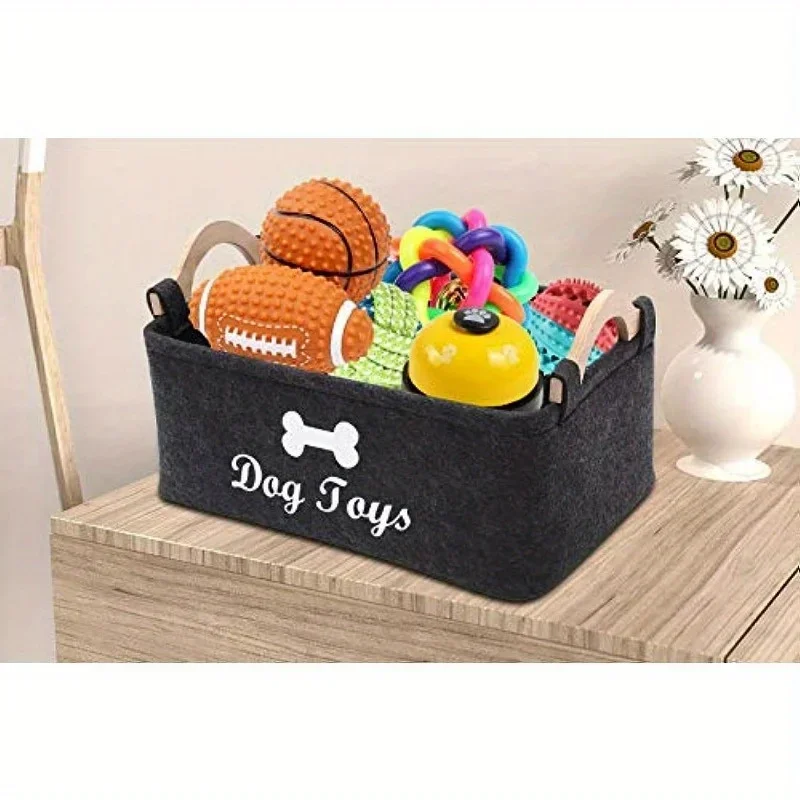 Felt pet toy box, dog toy box, - Indestructible Dog Chew Toy ulasan dan harga